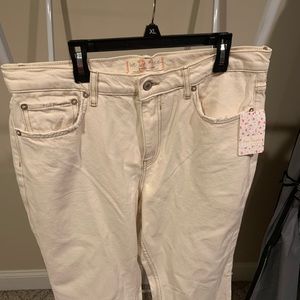 We the free white jeans